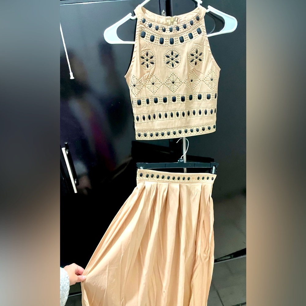 Two pieces long dress